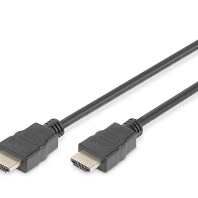 Digitus HDMI Kablo Altın Uçlu Siyah (3m) FHD