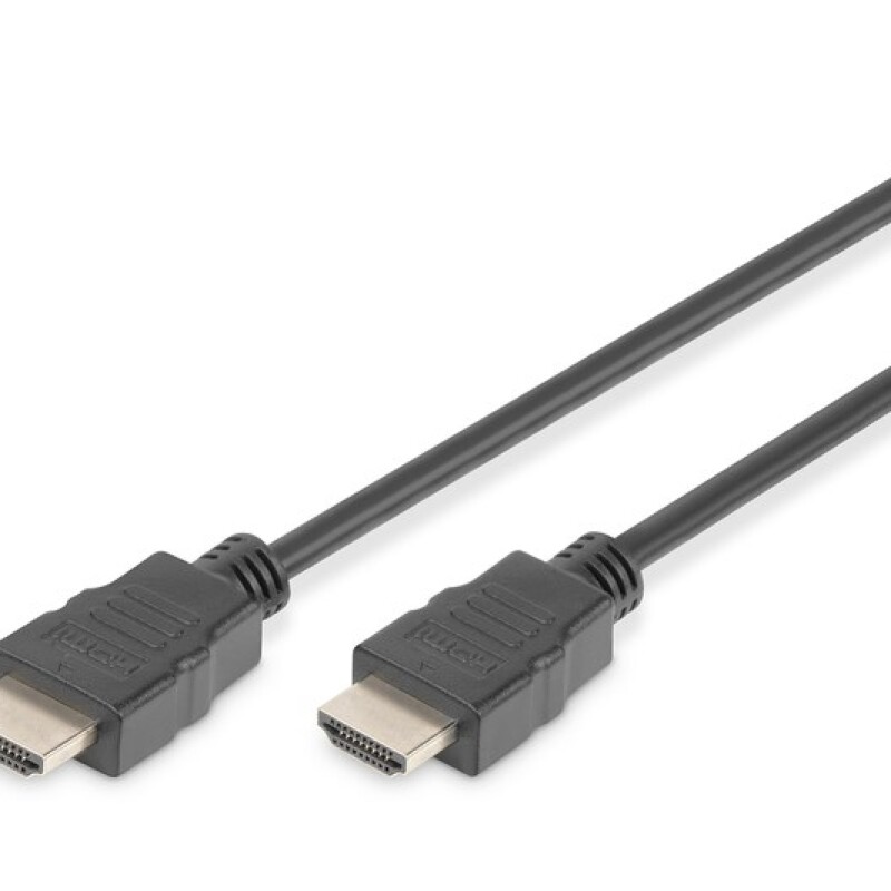 Digitus HDMI Kablo Altın Uçlu Siyah (3m) FHD