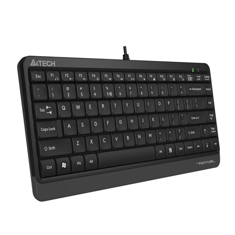 A4-Tech Mini Kablolu Klavye Gri (FK11)