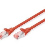 Digitus Zırhlı Patch Kablo Cat6 Kırmızı (1m)