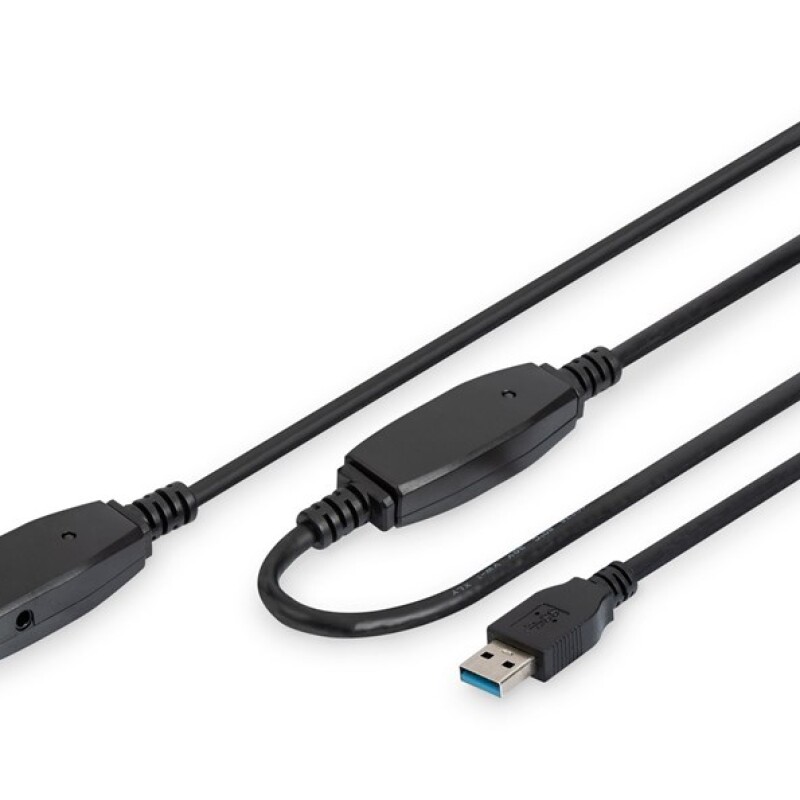 Digitus USB Uzatma Kablosu Siyah (10m)
