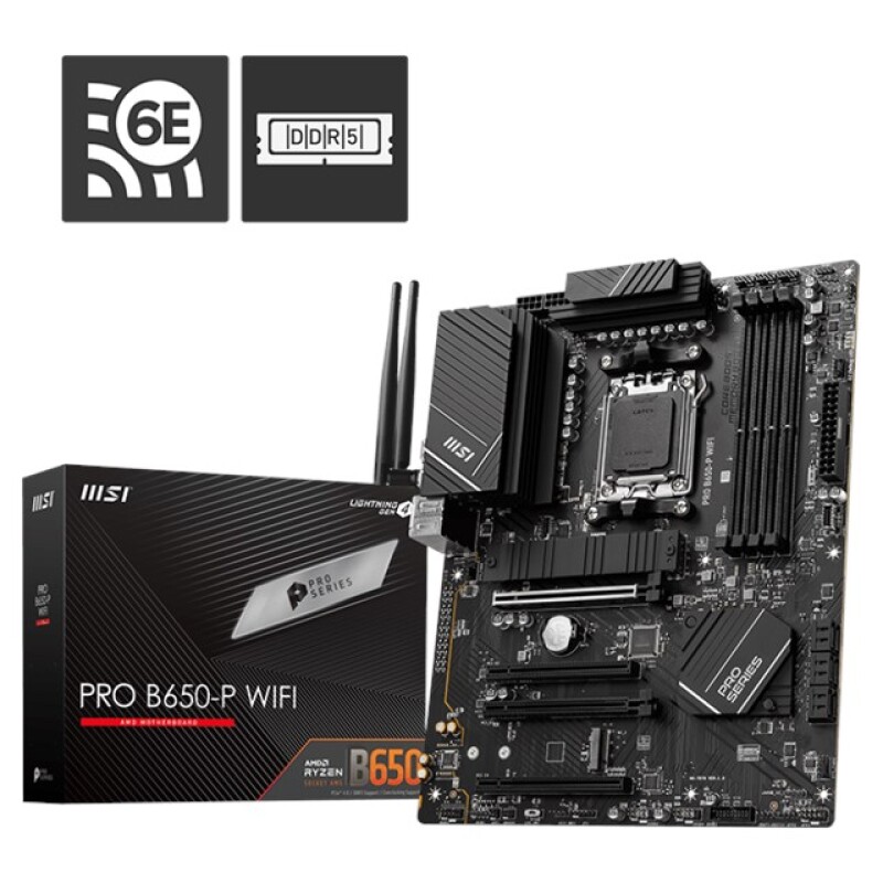 MSI Pro B650-P Wifi D5 AM5 Hdmi Dp