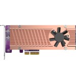 Qnap QM2-2P-244A Dual M.2 22110/2280 PCIe SSD Kart
