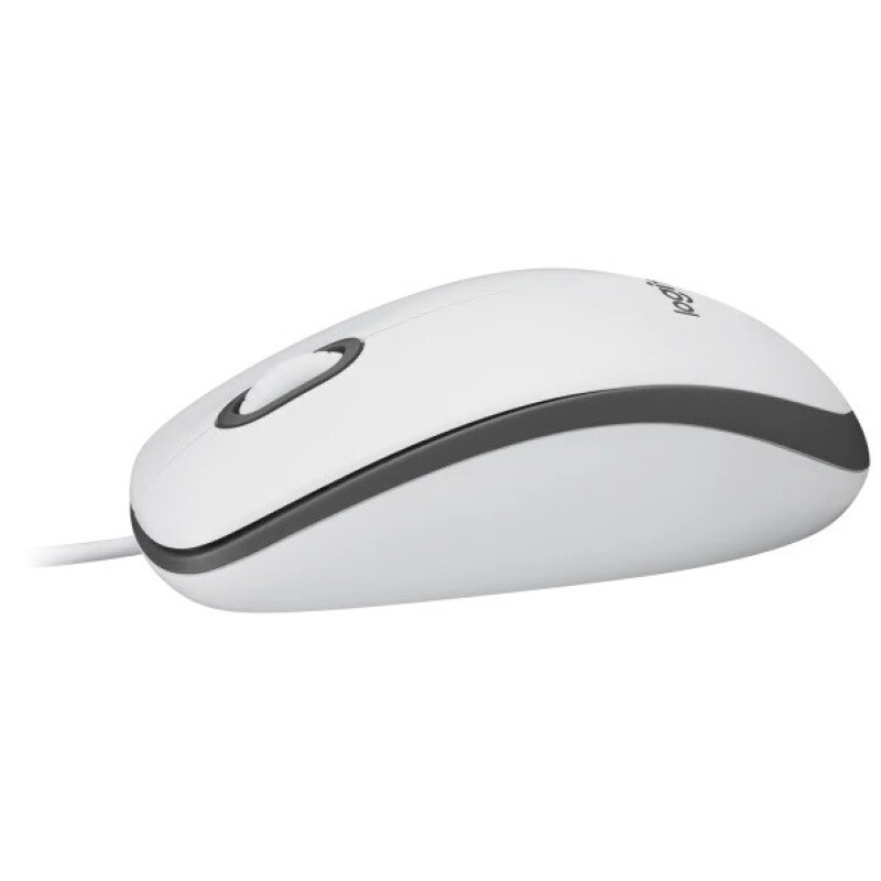 Logitech M100 Kablolu Optik Mouse Beyaz 910-006764