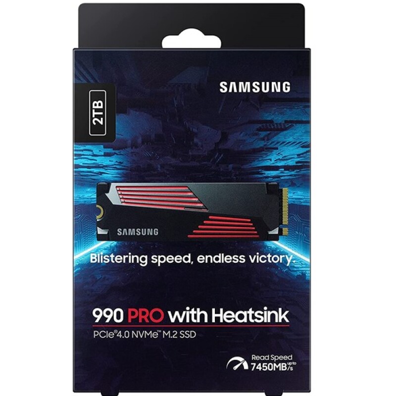 Samsung 990 Pro 2TB M.2 NVMe 7450-6900 Soğutuculu