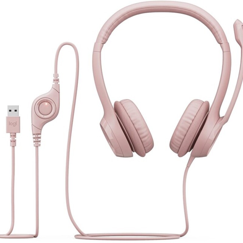 Logitech H390 Kablolu Kulaklık Pembe 981-001281