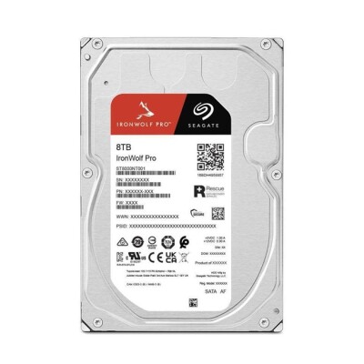 Seagate IronWolf Pro 8TB 7200Rpm 256MB ST8000NT001