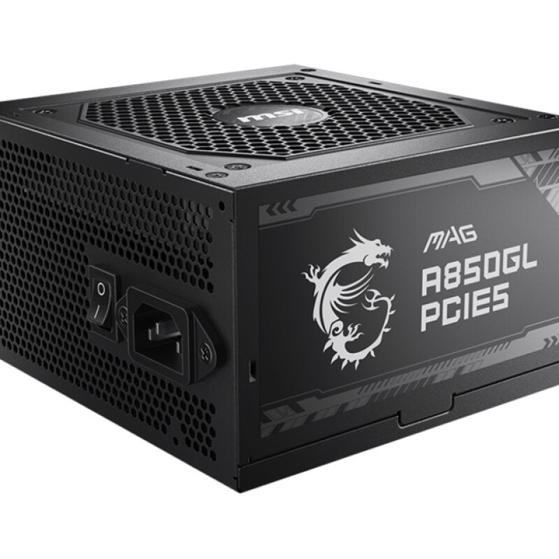 MSI 850W 80+ Gold (MAG A850GL PCIE5) Full Modular