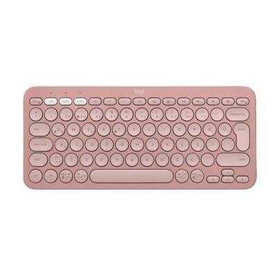 Logitech K380s Çakıl Tuşlu Bluetooth Klavye Pembe