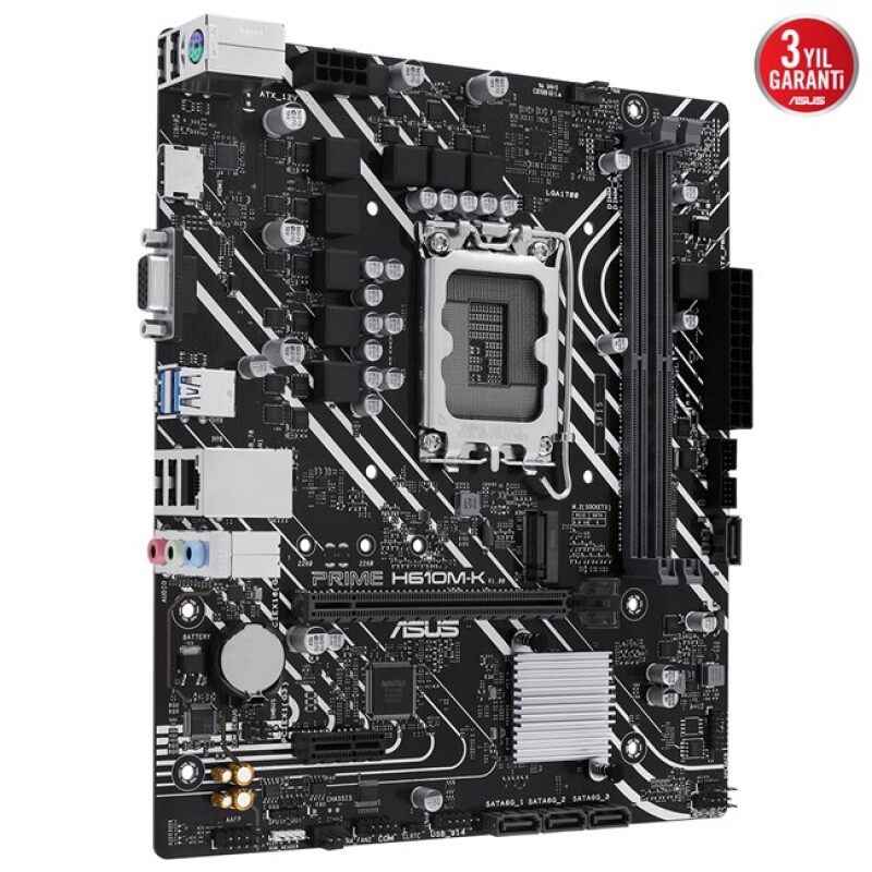 Asus Prime H610M-K D5 1700P Vga Hdmi