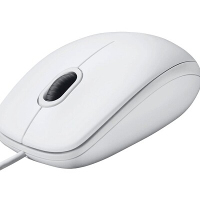 Logitech B100 Kablolu Optik Mouse Beyaz 910-003360