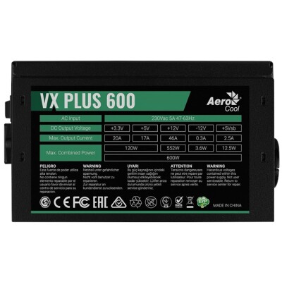 Aerocool 600W VX Plus (AE-VXP600)