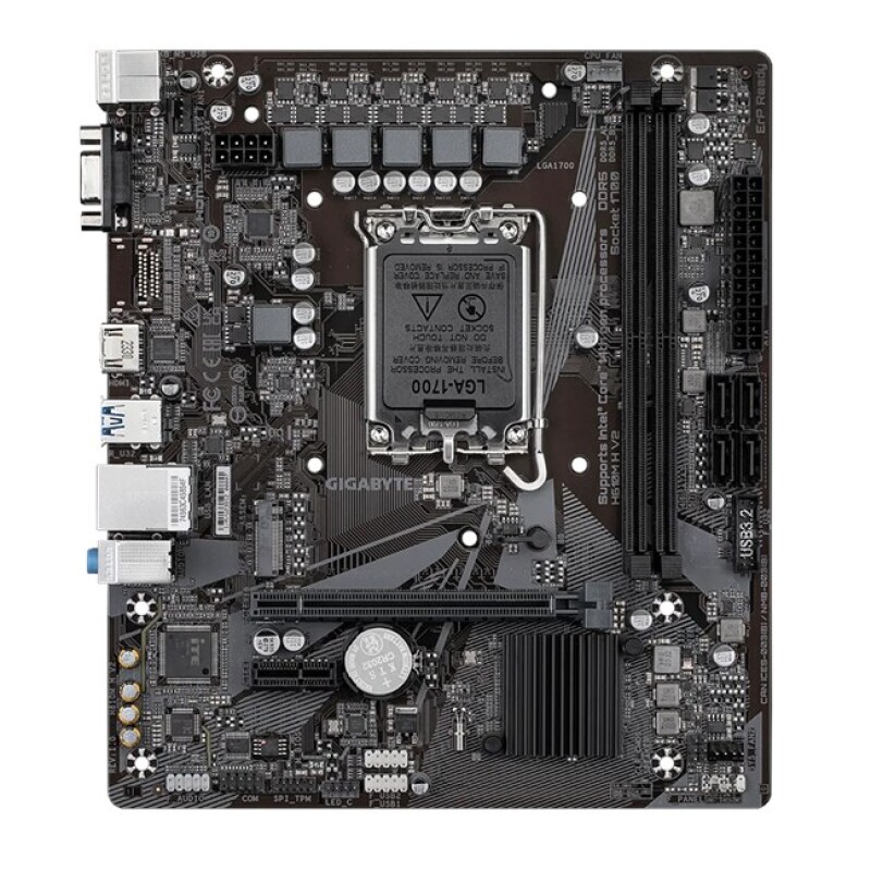 Gigabyte H610M H V2 D5 1700P Vga Hdmi Usb3.2