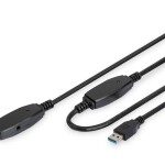Digitus USB Uzatma Kablosu Siyah (20m)