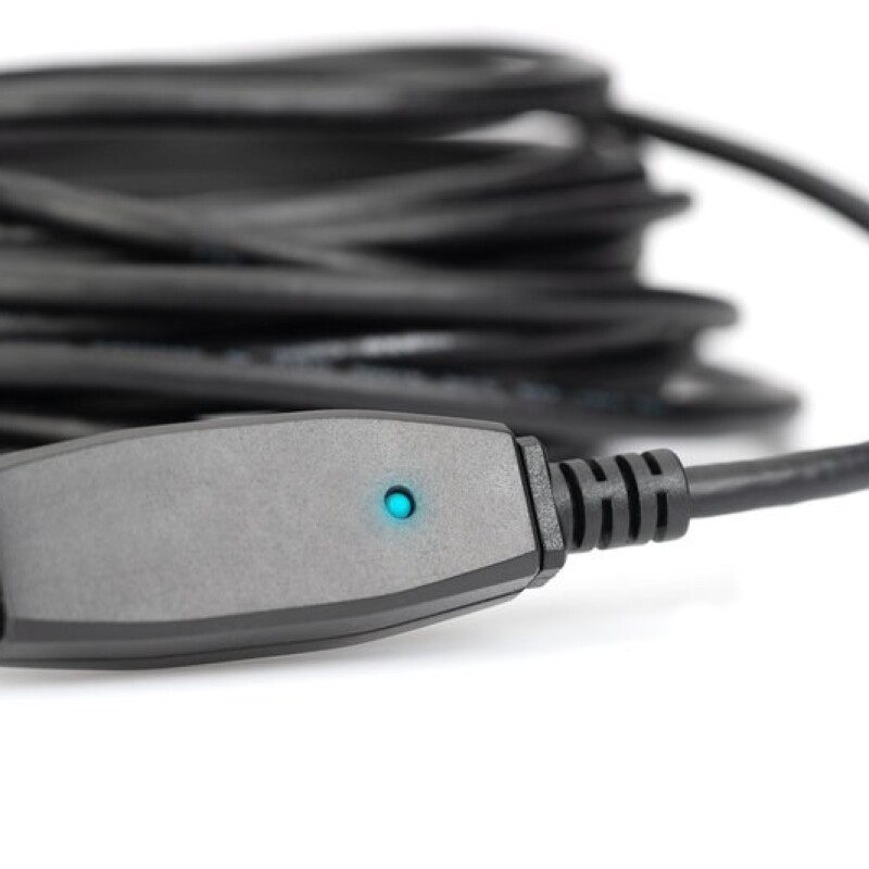 Digitus USB Uzatma Kablosu Siyah (20m)