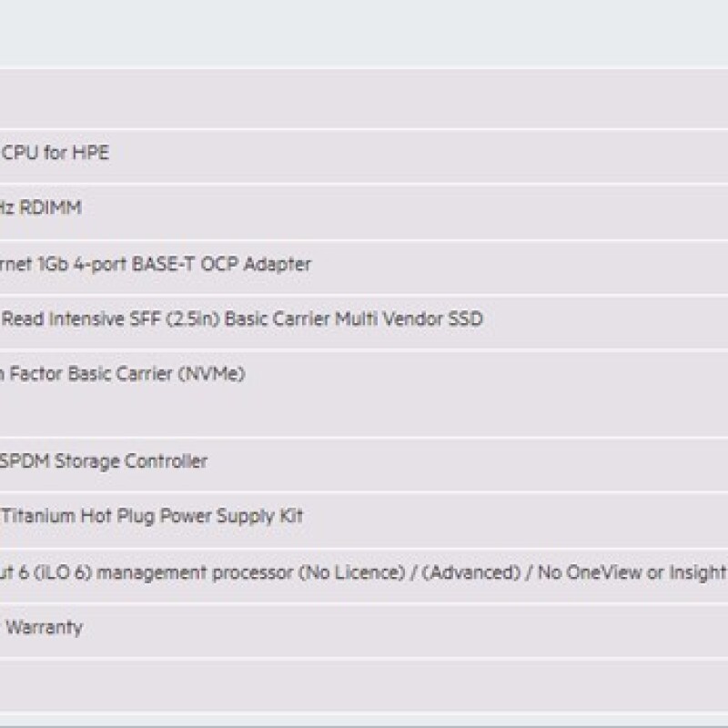 HPE DL380 Gen11 Silver 4510-64G-2x960G-2U (P71674)