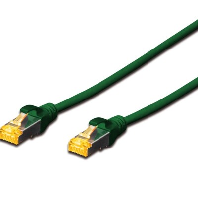 Digitus Zırhlı Patch Kablo Cat6A Yeşil (5m)