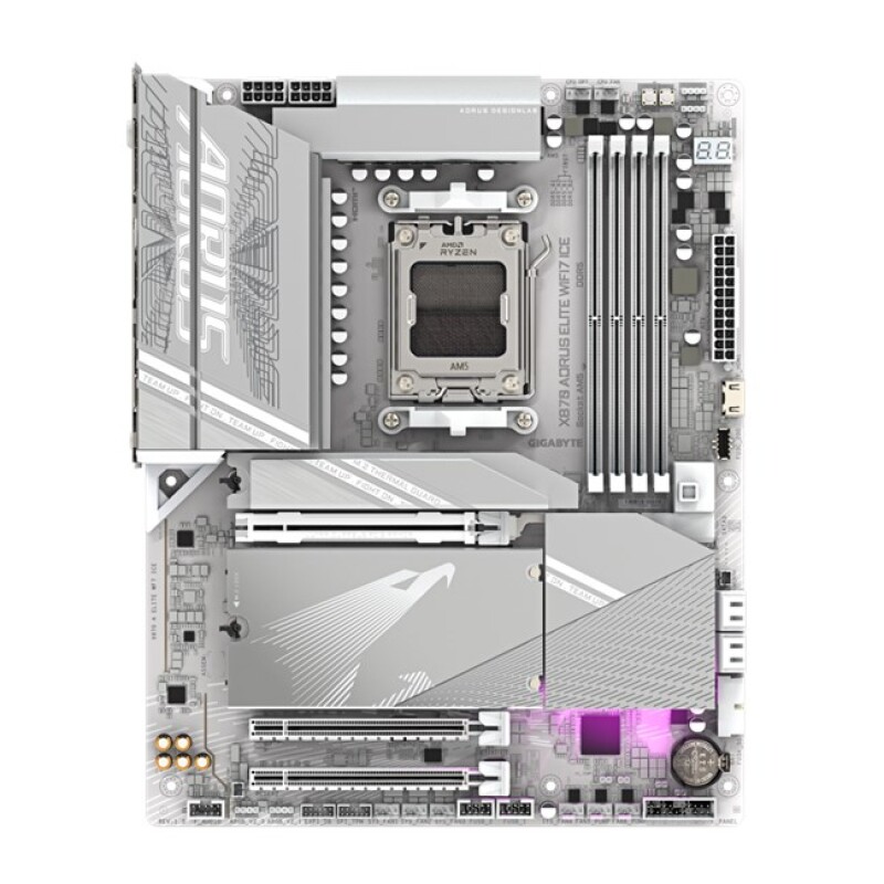 Gigabyte X870 Aorus Elite Wifi 7 Ice D5 AM5 Type-C