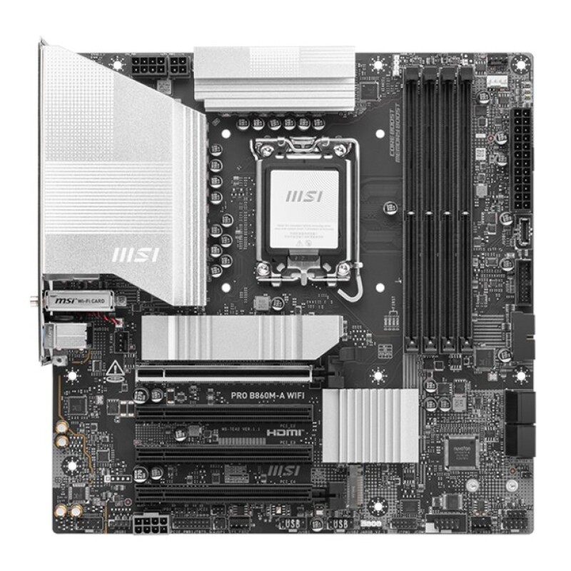 MSI Pro B860M-A Wifi DDR5 1851P Hdmi Dp Type-C