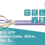 Digitus Cat6 Mor UTP Top Kablo Saf Bakır (305m)