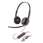 Poly Blackwire 3220 Stereo Mikrofonlu Kulaklık