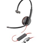 Poly Blackwire 3210 Mono Mikrofonlu Kulaklık