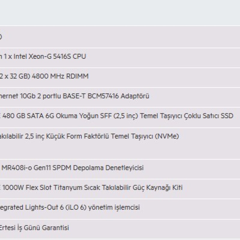 HPE DL380 Gen11 Gold 5416S-64GB-2x480G-2U (P81784)