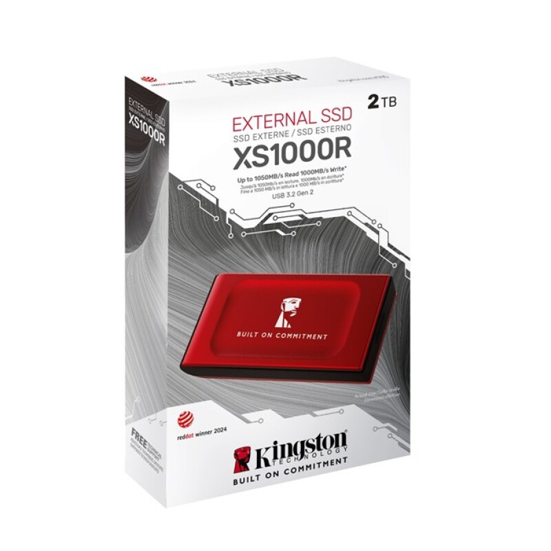 Kingston 2TB BOC SXS1000R/2000GA Usb 3.2 Gen 2 Red