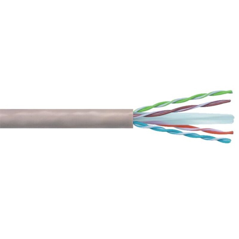 HCS Cat6 Gri U/UTP Makara Kablo LSOH (500m)