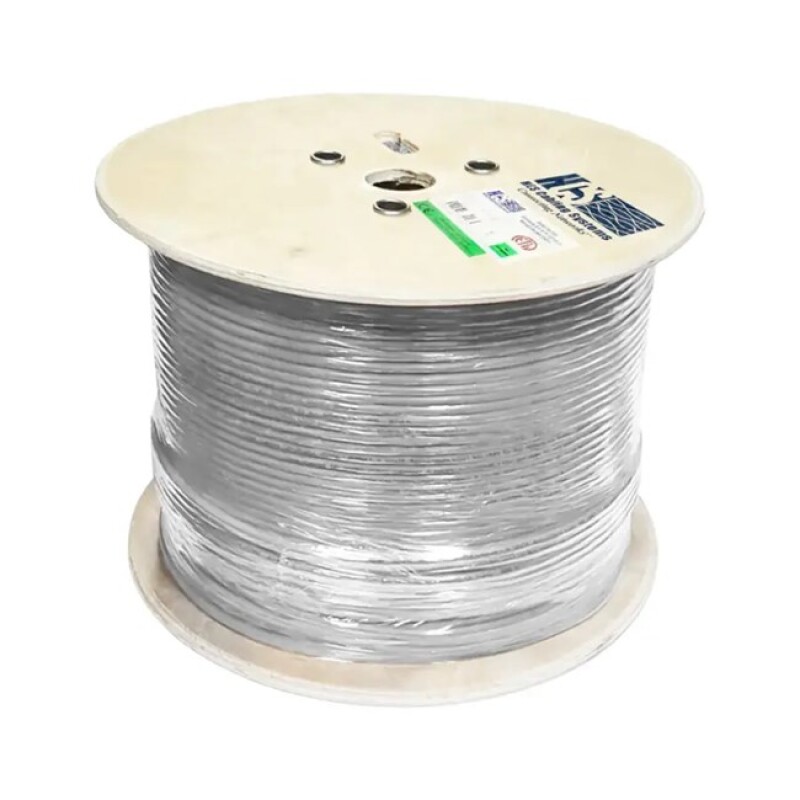 HCS Cat6A Gri S/FTP Makara Kablo LSOH (500m)