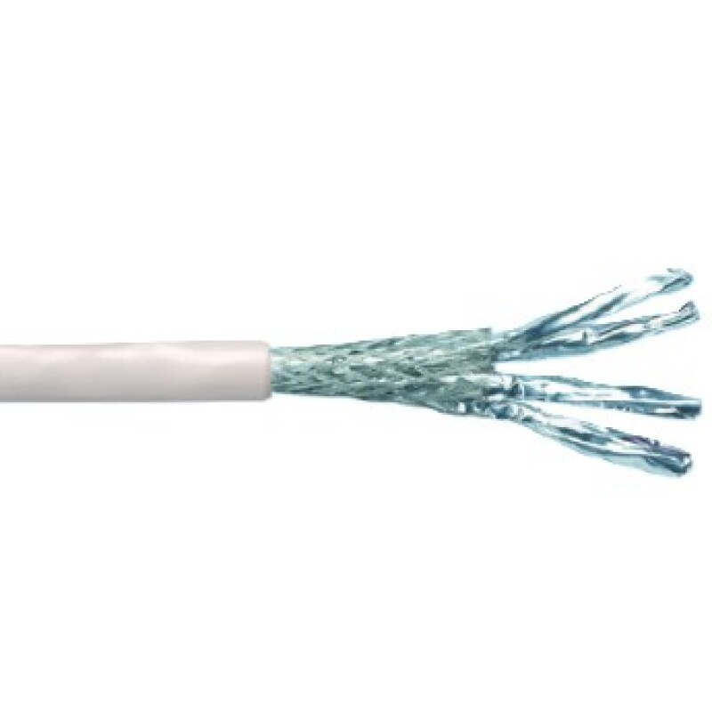 HCS Cat6A Gri S/FTP Makara Kablo LSOH (500m)
