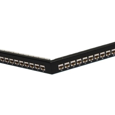 HCS 24 Port Çapraz Boş Patch Panel (P00-02430-1U)