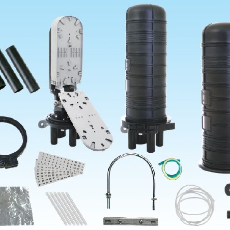 HCS Fiber Optik Yer Altı Ek Kutusu 12 Kasetli