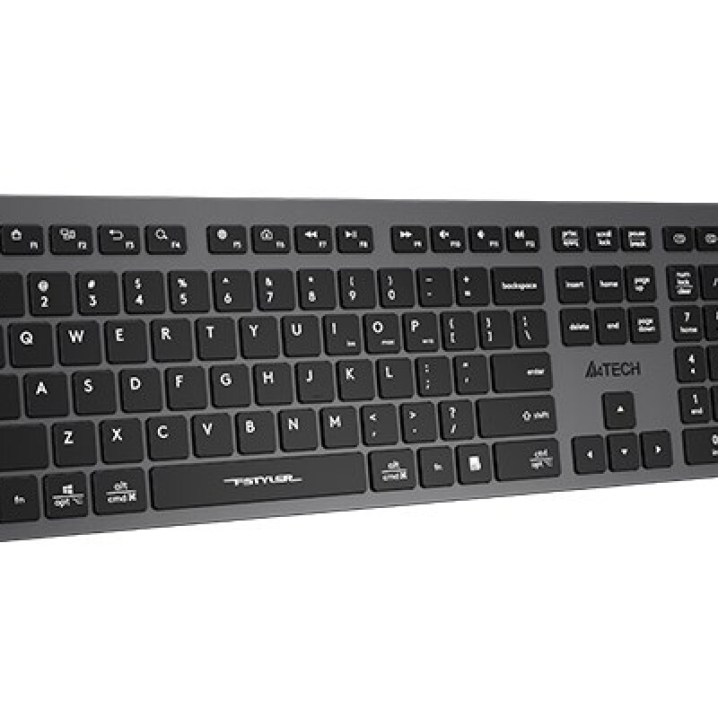 A4-Tech Şarjlı Bluetooth Klavye Gri (FBX50C)