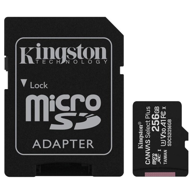 Kingston 256GB Micro SD Gen3 150MB/s SDCS3/256GB