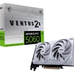 MSI GeForce RTX 5060 8G Ventus 2X OC GD7 Beyaz