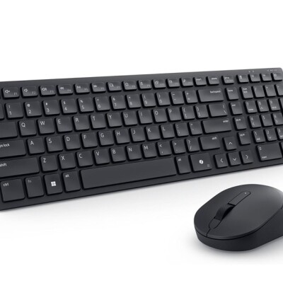 Dell Pro KM555 Sessiz Kablosuz Set Siyah