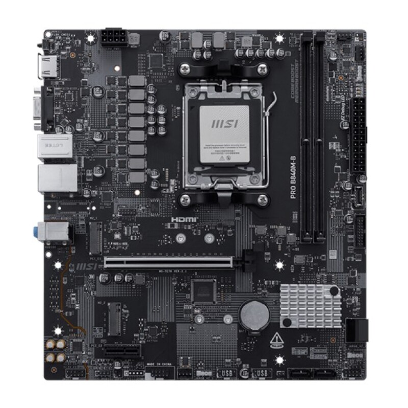 MSI Pro B840M-B AM5 D5 Vga Hdmi