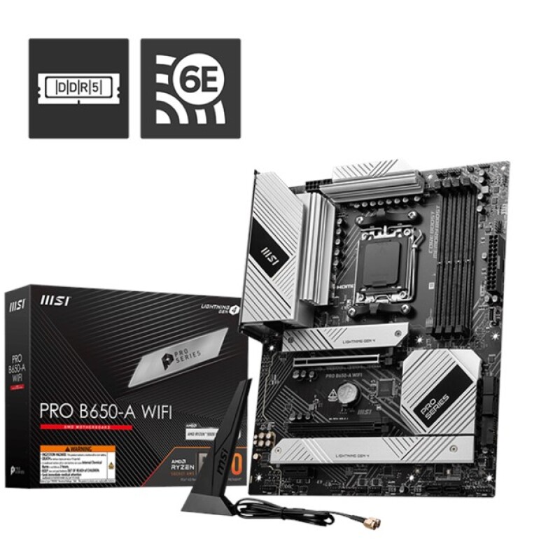 MSI Pro B650-A Wifi D5 AM5 Hdmi Dp Type-C
