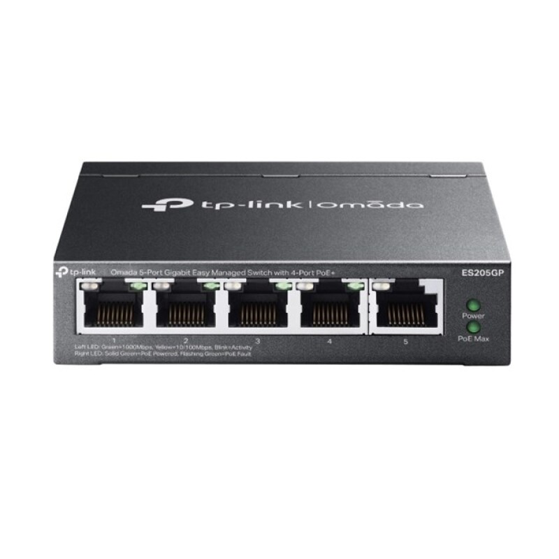 Tp-Link omada ES205GP 5Port Gbit 4 PortPoE+ Switch