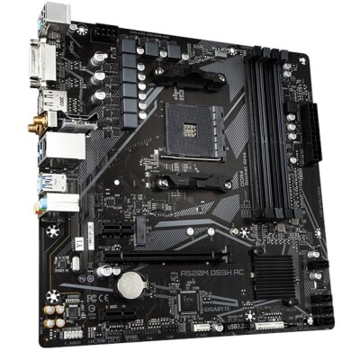 Gigabyte A520M DS3H AC AM4 D4 Dvi-D Hdmi Dp