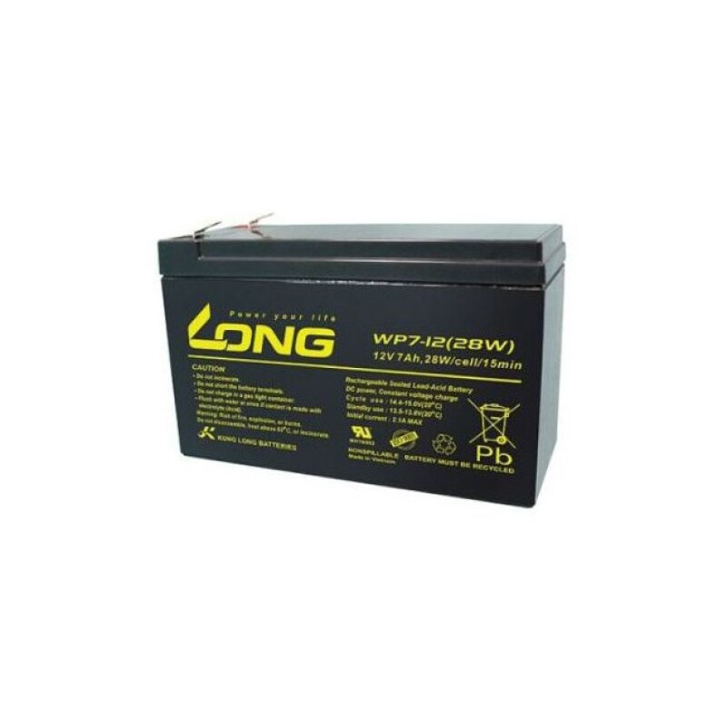 LONG 12Volt 7Ah Kuru Tip Akü