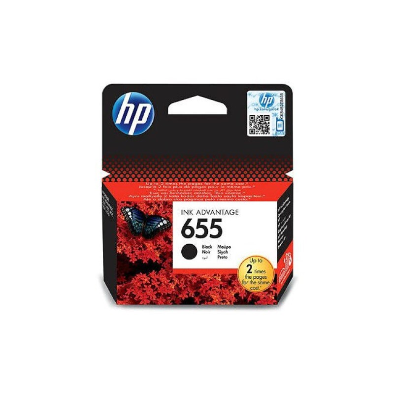 HP CZ109AE Siyah Mürekkep Kartuş (655)