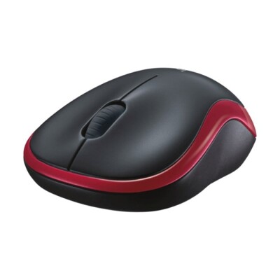 Logitech M185 Kablosuz Mouse Siyah-Krmz 910-002237