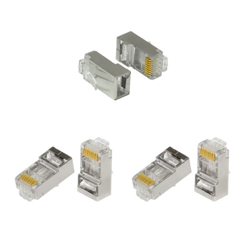 Frisby FNW-RJ4522N FTP Cat6 Metal RJ45 Konnektör