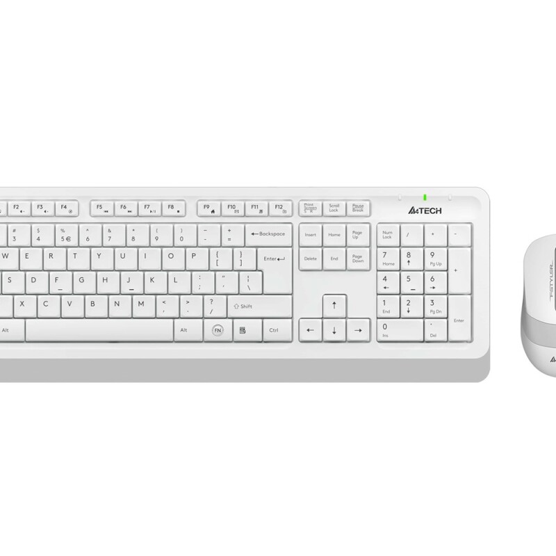 A4-Tech Kablosuz Set Beyaz (FG1010-B)