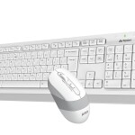 A4-Tech Kablosuz Set Beyaz (FG1010-B)