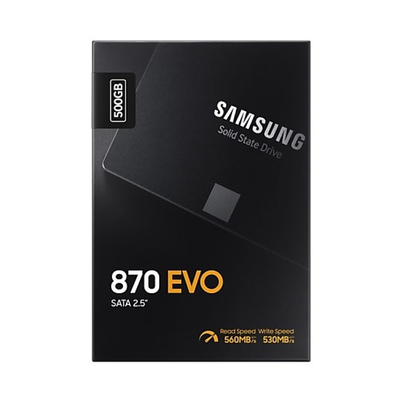 Samsung 870 Evo 500GB 2.5'' SATA SSD (560-530MB/s)