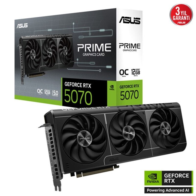 Asus GeForce RTX 5070 12G Prime OC GD7 192Bit