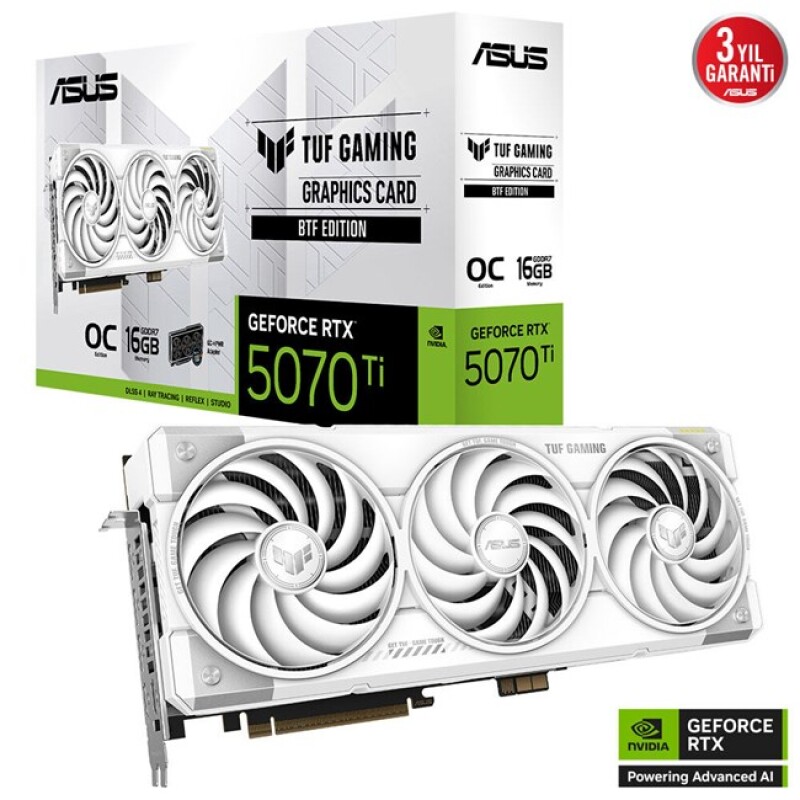 Asus GeForce RTX 5070TI 16G TUF Gaming OC BTF 256B
